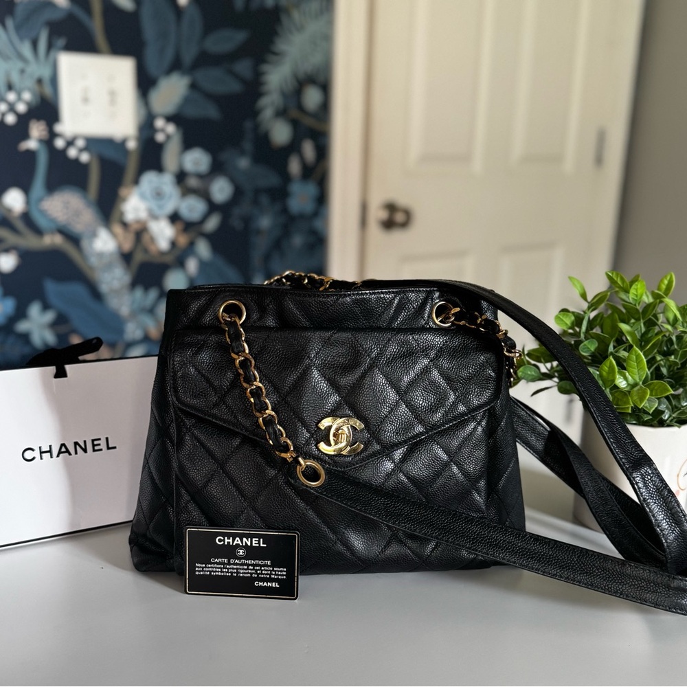 😍 CHANEL Caviar Tote